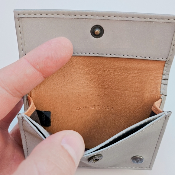 Cole Haan Card Case Reflective Wallet. - Picture 4 of 8